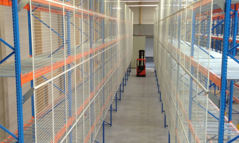 Anti-chute protection, accessoire-rayonnage, rack - Bretagne rayonnage