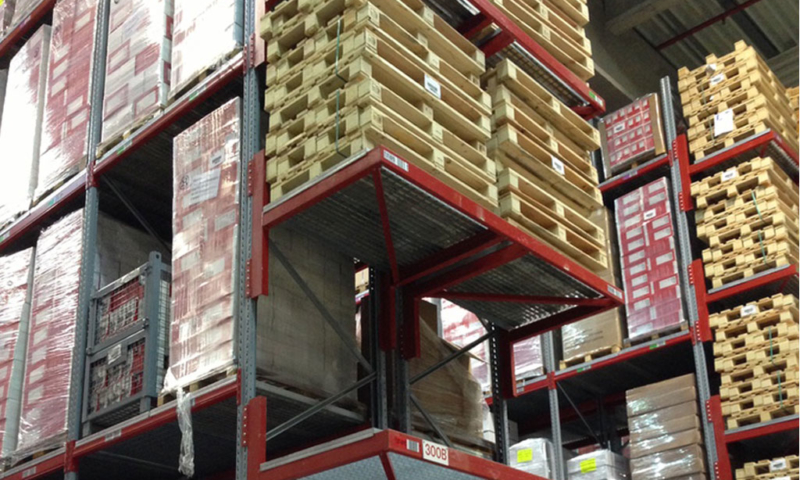 Console, accessoire rayonnage professionnel,  rayonnage à palette - Bretagne rayonnage 