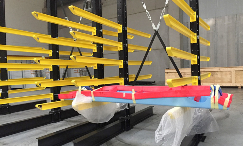 Rayonnage spécifique Cantilever, stockage industriel - Bretagne rayonnage