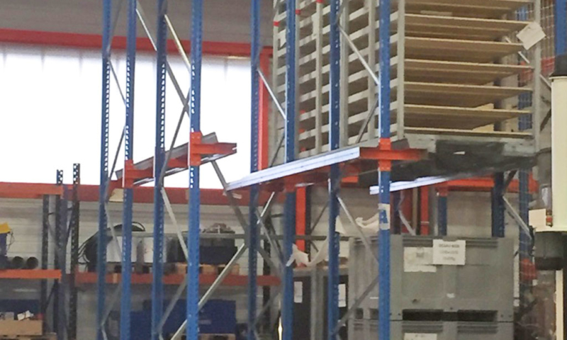 Palettier à accumulation pour stocker des charges lourdes, rayonnage industriel - Bretagne rayonnage