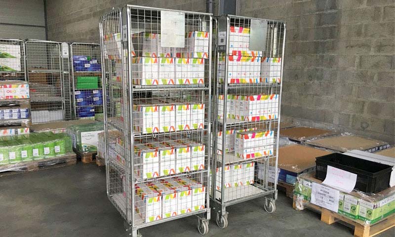 Roll, pour la manutention des professionnels, déplacer facilement vos produits stockés - Bretagne rayonnage à Rennes.