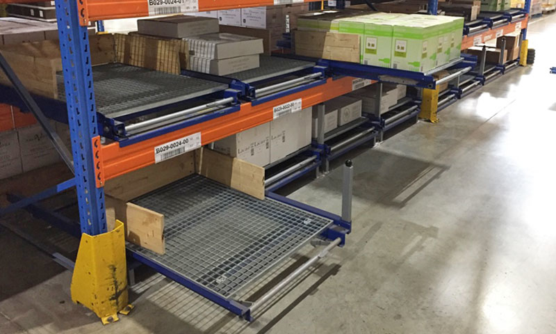 Tiroirs à palette, accessoire rayonnage - Bretagne rayonnage