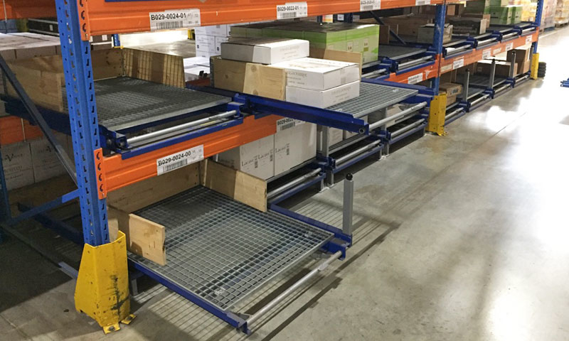 Tiroirs à palette, accessoire pour rayonnage industriell - Bretagne rayonnage