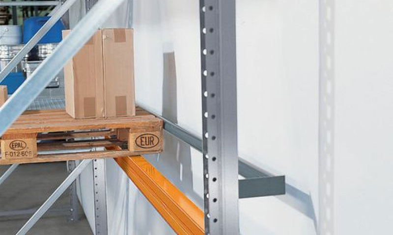 Butées palettes, évite la poussée de la palette.