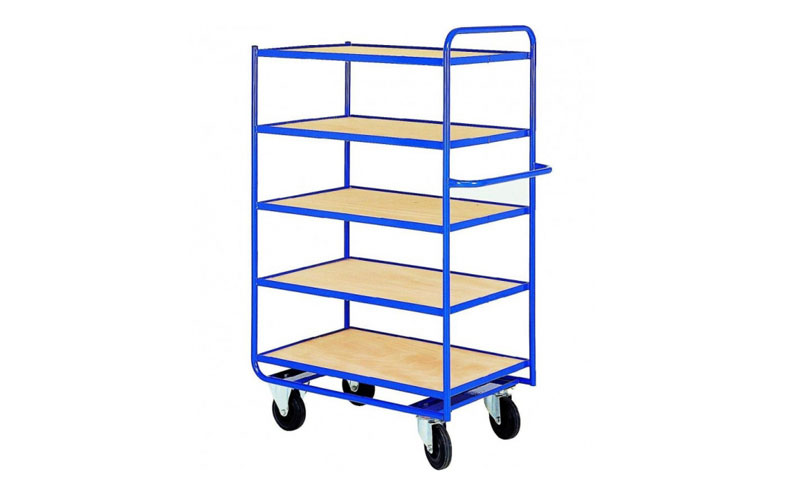 Chariot de manutention, 4 roues - Bretagne rayonnage