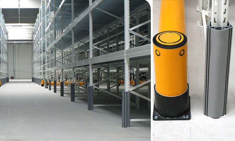 Protections des montants de vos racks, palettier - Bretagne rayonnage