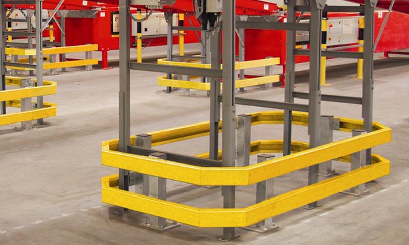 Glissière pare-chocs pour protéger vos murs, colonnes, zone de travail - Bretagne rayonnage