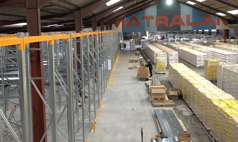 Rack à accumulation LIFO, système de stockage de masse.