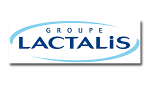 Lactalis logo, client de Bretagne Rayonnage